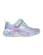Skechers Спортни обувки S-Lights с бутон On-Off - Лавандула/Светлорозов