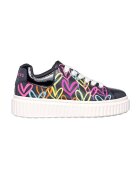 Skechers Спортни обувки Street от еко кожа - Бял/Златист/Сребрист