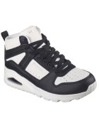 Skechers Спортни обувки Uno Regards от еко кожа - Бял/Черен