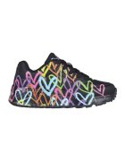 Skechers Спортни обувки за момичета - 314064L - еко кожа - Черен/Жълт/Розово