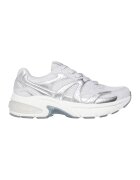 Skechers Текстилни спортни обувки Shadow с еко кожа - Бял/Сребрист