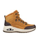 Skechers Велурени боти Uno Rugged-Winter Feels с текстил и еко кожа