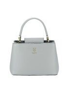 SOFILINE Дамска чанта от естествена кожа 8950 119 Светлосив - - 18x25x12