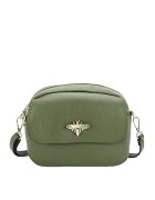 SOFILINE Малка чанта Made in Italy естествена кожа 1530 120 - Каки - 17x22x8