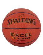 Spalding Баскетболна топка - кожа - № 6 - оранжево/черно