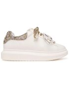 Steve Madden дамски маратонки от еко кожа с платформа и приложения с кристали - многоцветни
