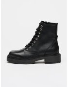 Steve Madden Кожени боти Chiney с връзки