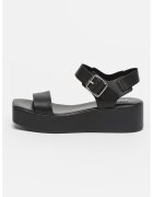 Steve Madden Кожени сандали Basher с квадратен връх