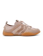 Steve Madden Спортни обувки Biscotti с велур и връзки - Мръснобял/Крем