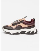 Steve Madden Мрежести спортни обувки с еко кожа - Зелен/Черен/Син