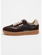 Steve Madden Спортни обувки Euphoria с велур - Черен/Антрацитно сиво