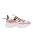 Steve Madden Спортни обувки Magneto-R-E с декоративни камъни - Бял/Розово златисто/Сребрист