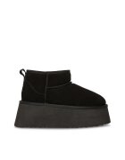 Steve Madden Велурени боти с равна платформа