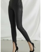 Sugar Couture Colanti din piele ecologica cu talie inalta Stirrup Luxe