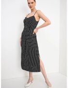 Superdry  Co Рокля на точки с копчета - Бял/Черен