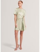 Ted Baker Къса сатинирана рокля с регулируема талия