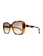Ted Baker Квадратни слънчеви очила Margo - Тъмнокафяв/Шафраново жълто