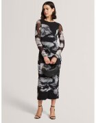 Ted Baker Рокля без ръкави с набирания - Сив/Черен въглерод