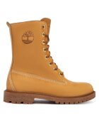 Timberland Дамски ботуши 8 Inch Lace Up - естествена кожа - кафяви
