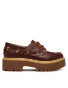 Timberland Дамски мокасини - естествена кожа - кафяви