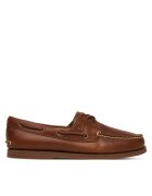 Timberland Мъжки мокасини - естествена кожа - кафяви и синтетичен материал