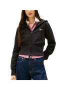 Tommy Hilfiger Блуза с цип TJW REG SILVER SCRIPT ZIP THRU-DW0DW21943-BDS