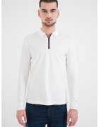 Tommy Hilfiger Блуза с яка с къс цип