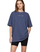 Tommy Hilfiger Дамска тениска овърсайз - синя - памук
