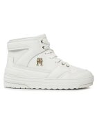 Tommy Hilfiger Дамски спортни обувки кецове тип „баскет“ - FW0FW07757-YBL - бели