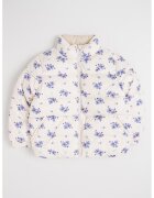 Tommy Hilfiger Двулицево флорално яке - Слонова кост/Аметист