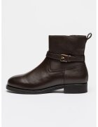 Tommy Hilfiger Кожени боти с декоративна каишка с тока