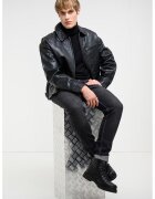 Tommy Hilfiger Кожено яке с цип