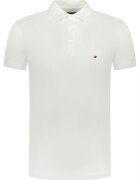 Tommy Hilfiger Мъжка поло тениска - Бяла - Бродирано лого - Памук 2365