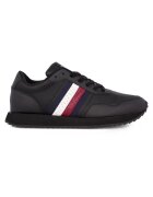 Tommy Hilfiger Мъжки маратонки Runner Evo Lth Mix ESS - FM0FM05121-BDS - Черни