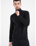 Tommy Hilfiger Памучен пуловер с къс цип