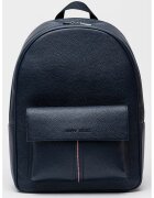 Tommy Hilfiger Раница от еко кожа с релеф - 15 л