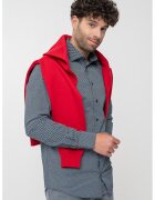 Tommy Hilfiger Риза със стандартна кройка - Бял/Ледено синьо