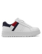 Tommy Hilfiger Спортни обувки за момичета - flag low cut lace-up sneaker - T3X9-33356-1355100 -
