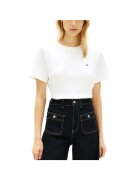 Tommy Hilfiger Тениска BOXY INTERLOCK SS C-NK TEE-WW0WW49646-YBL