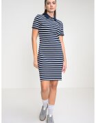 Tommy Hilfiger Вталена рокля с яка и лого