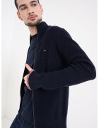 Tommy Hilfiger Жилетка с цип и паднали ръкави