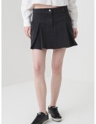 Tommy Jeans Къса дънкова пола с плисиран дизайн