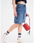 Tommy Jeans Къси дънки с миди талия
