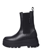 Tommy Jeans Кожени боти Chelsea с равна платформа