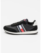 Tommy Jeans Мрежести спортни обувки Classic с еко велур - Червен/Бял/Светло