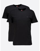Tommy Jeans Слим тениска - 2 броя - Черен/Избеляло черно