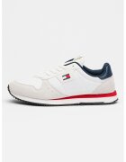 Tommy Jeans Спортни обувки Eva с велур - Бял/Сив