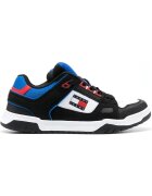 Tommy Jeans Спортни обувки - Кожа/Текстил/Синтетика - Черен