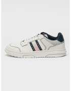 Tommy Jeans Спортни обувки с кожа - Бял/Тъмносин