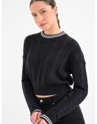 Tommy Jeans Свободен пуловер с релеф